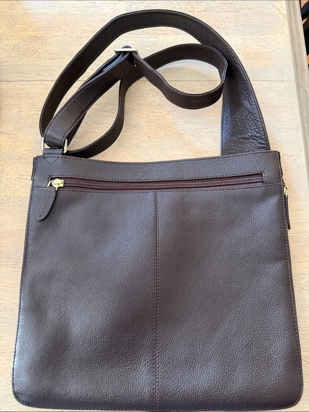 RADLEY LONDON Dark Brown Leather Messenger Bag